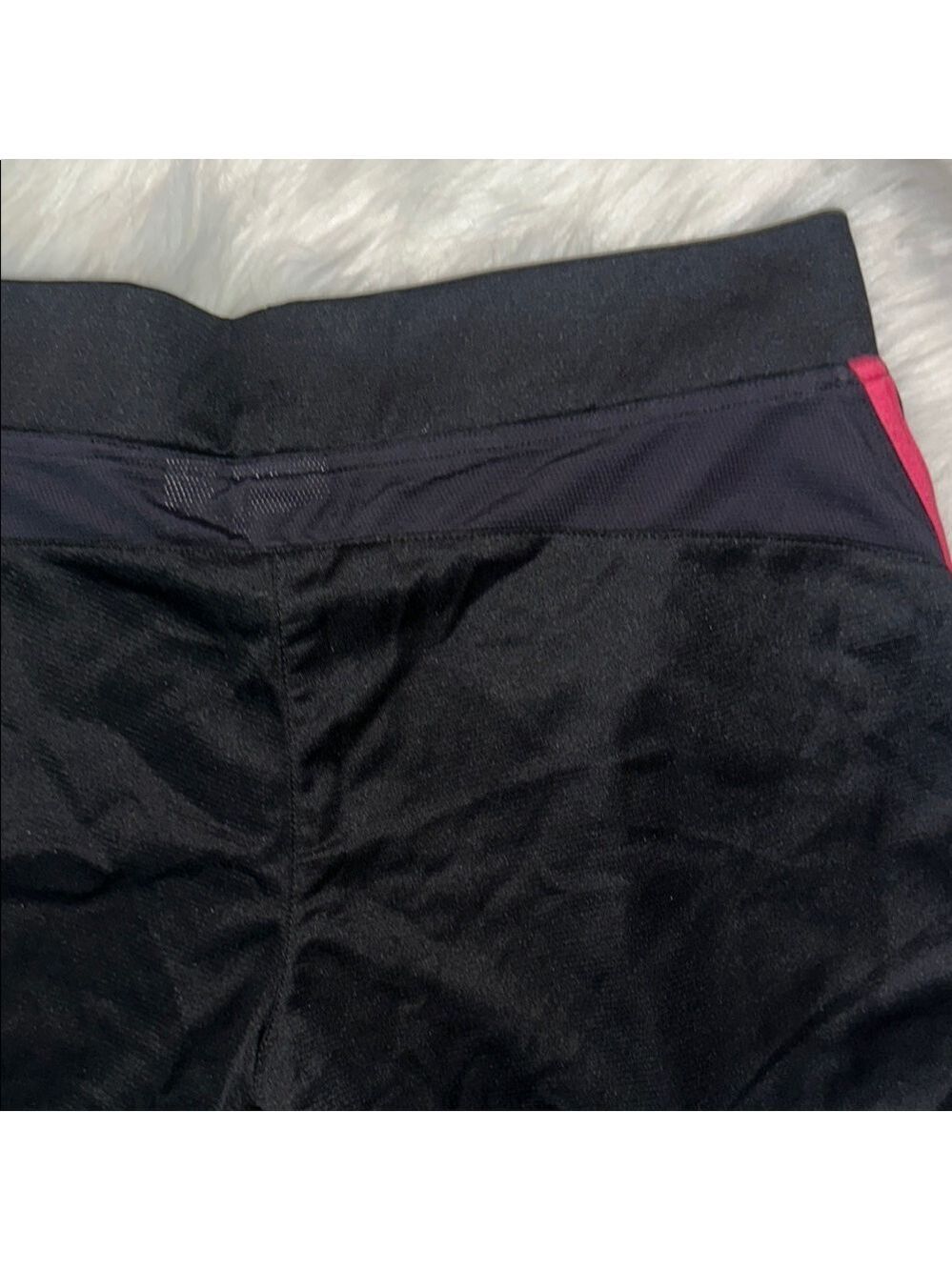 Adidas Pink and Black Athletic Shorts with Moisture-Wicking Fabric Size Medium - Picture 10 of 16